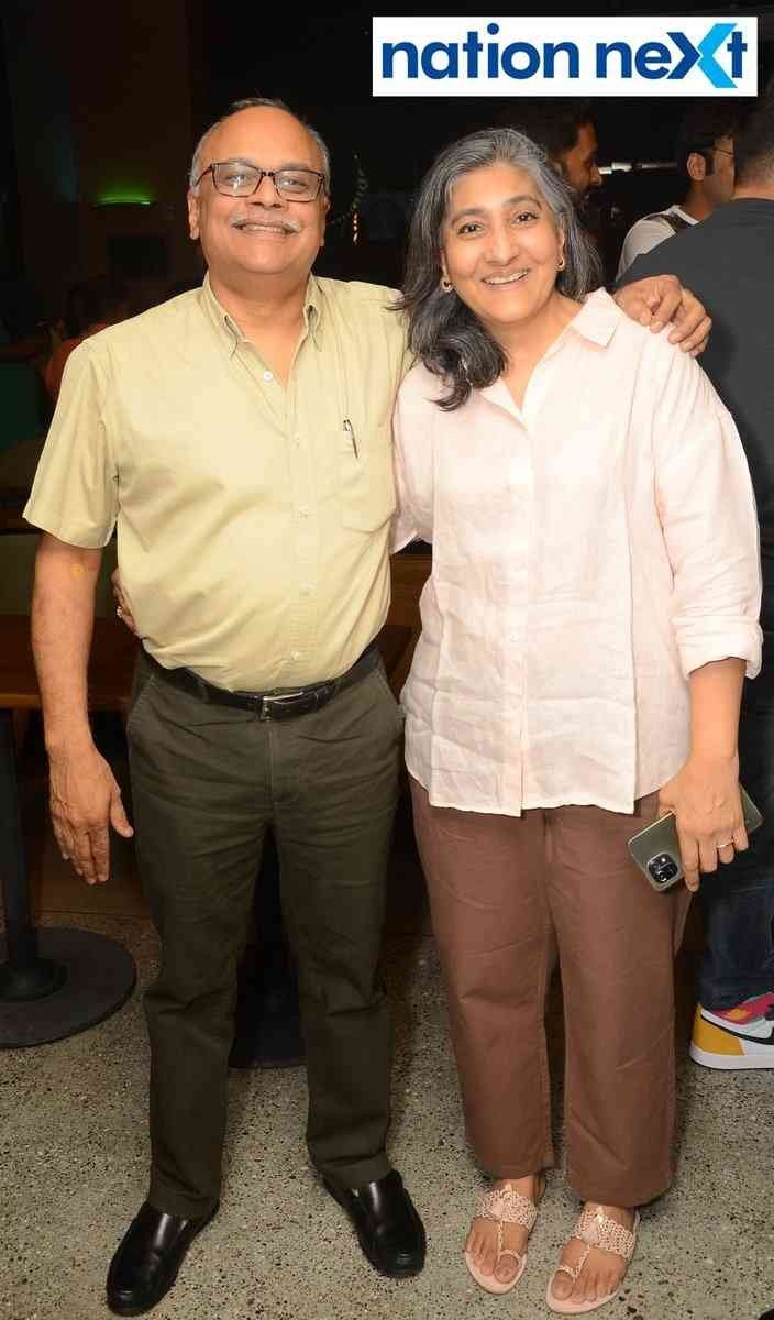 Nimish and Sharmila Sutaria during the launch event of Tata Starbucks in Nagpur