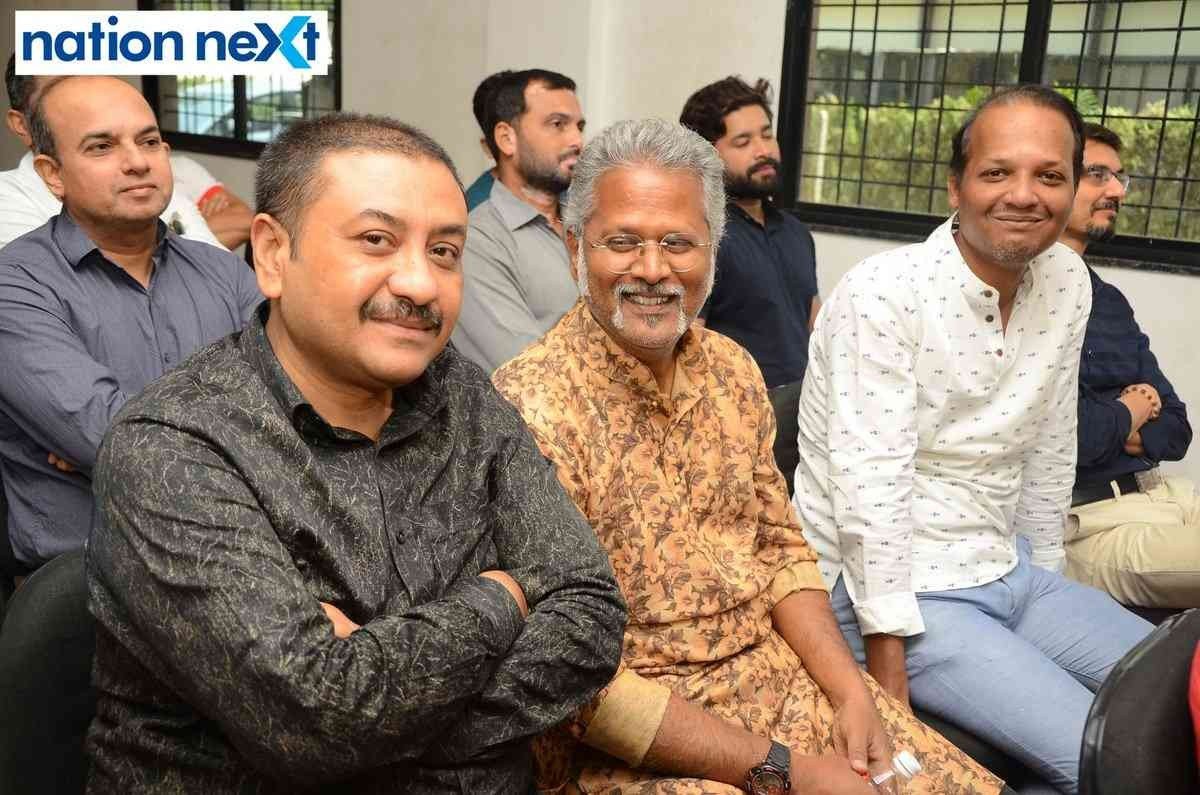 Soumitra Bose Assistant Editor, TOI Nagpur), Rakesh Roshan Deputy News Editor (TOI, Nagpur) and Amit Nandi Deputy News Editor (TOI Nagpur) during an event dedicated to late journalist Ruchir Mishra at Press Club in Nagpur