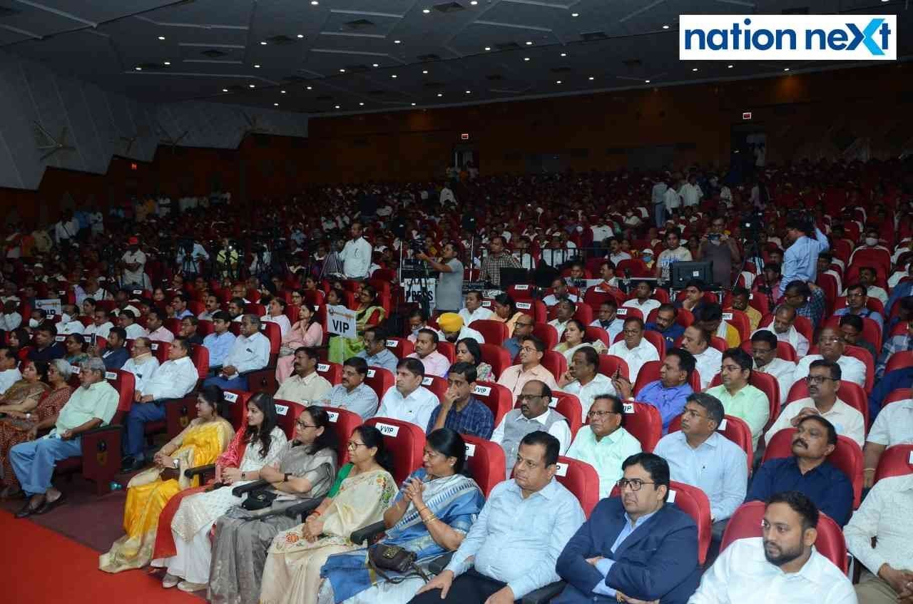 Guests during Dr Nitin Raut's book launch on 'Ambedkar on Population Policy’