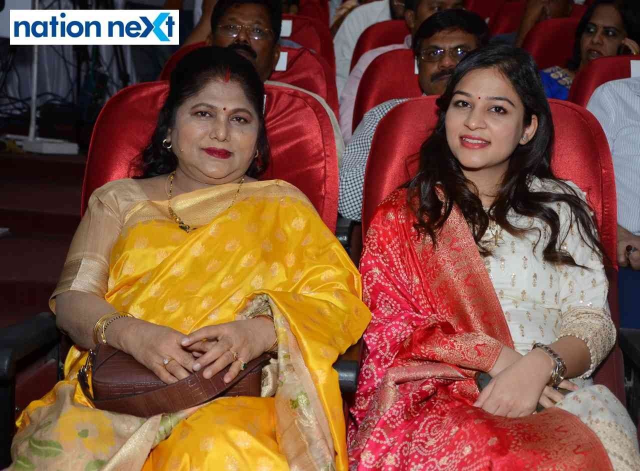 Sumedha and Akansha Raut during Dr Nitin Raut's book launch on 'Ambedkar on Population Policy’