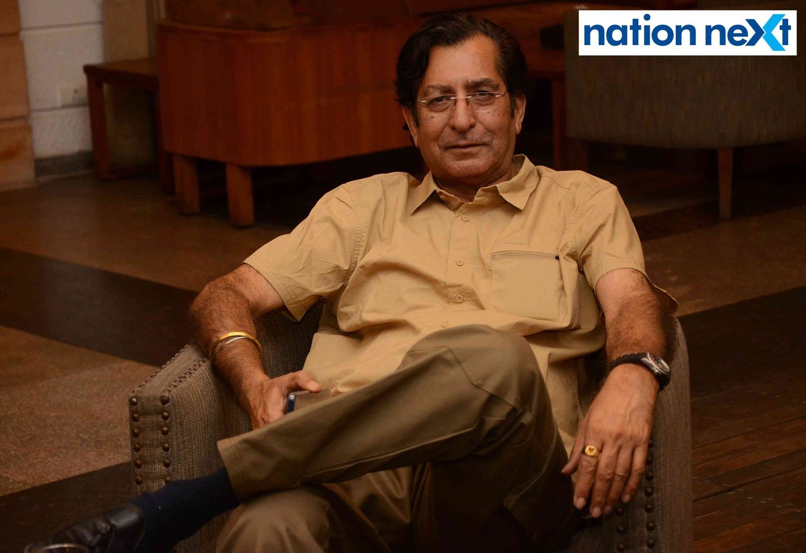 Anil Puri during the prize distribution ceremony of Snicket Tournament at Gondwana Club in Nagpur