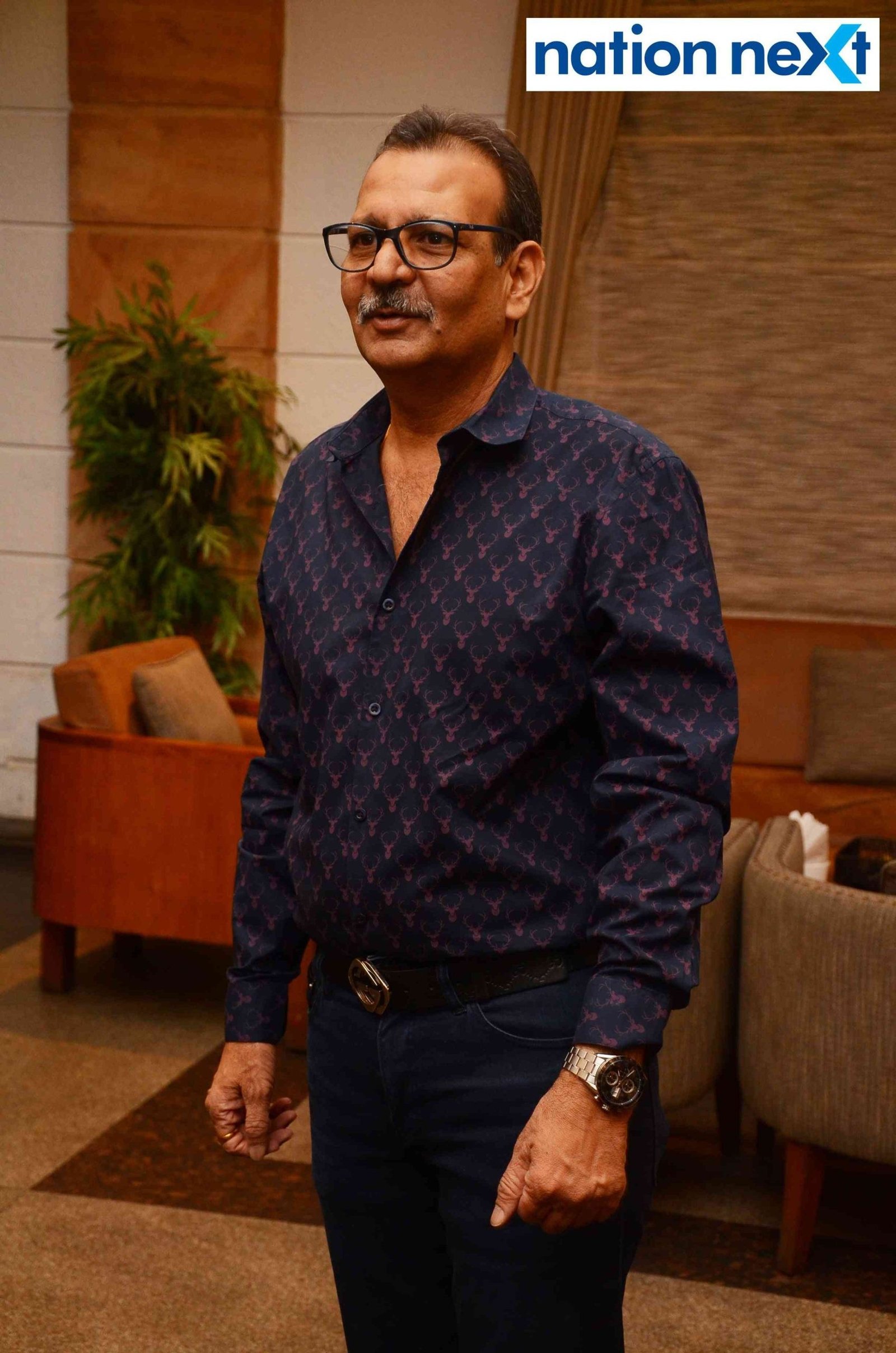 Pankaj Chokhani during the prize distribution ceremony of Snicket Tournament at Gondwana Club in Nagpur