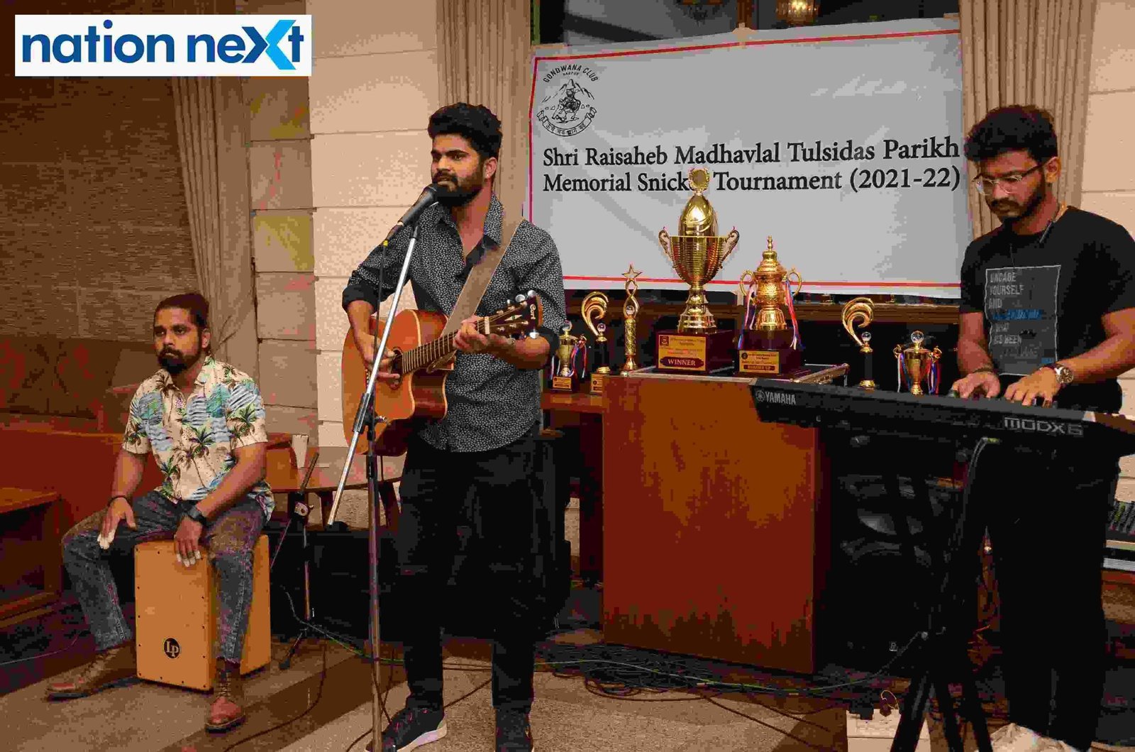 Live music band during the prize distribution ceremony of Snicket Tournament at Gondwana Club in Nagpur