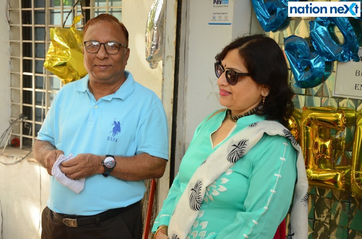 Dr Rajiv and Kalyani Deshpande during the inauguration of 'SEVEN O' ELEVEN' in Nagpur