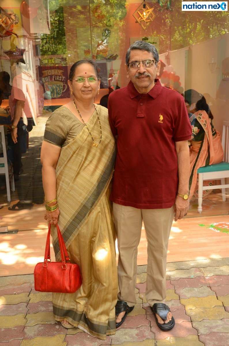 Priya and Anand Deshpande during the inauguration of 'SEVEN O' ELEVEN' in Nagpur
