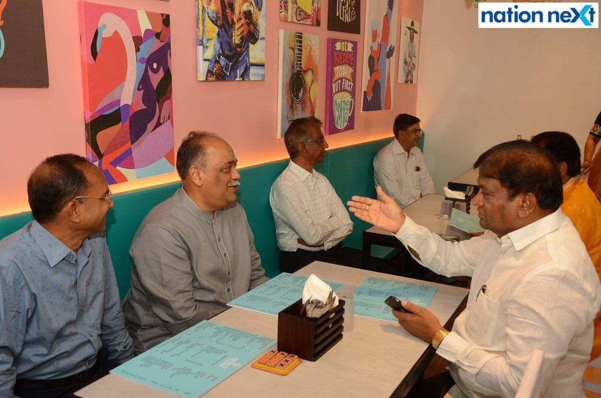 Rajesh Loya, Ajay Sancheti and Jaiprakash Gupta during the inauguration of 'SEVEN O' ELEVEN' in Nagpur