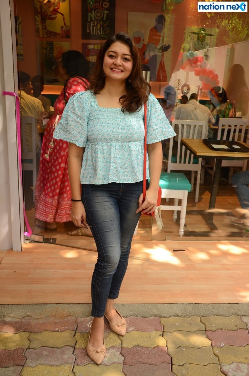 Shreya Gonghe during the inauguration of 'SEVEN O' ELEVEN' in Nagpur