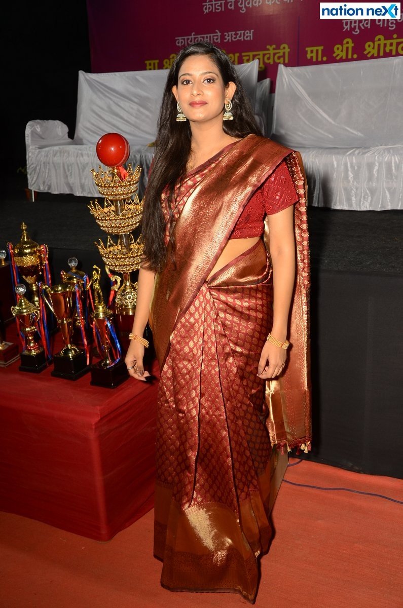 Shivangi Ganguly during the inauguration of Late Dr Shrikant Jichkar Cricket Tournament at Bishop Cotton School ground in Nagpur
