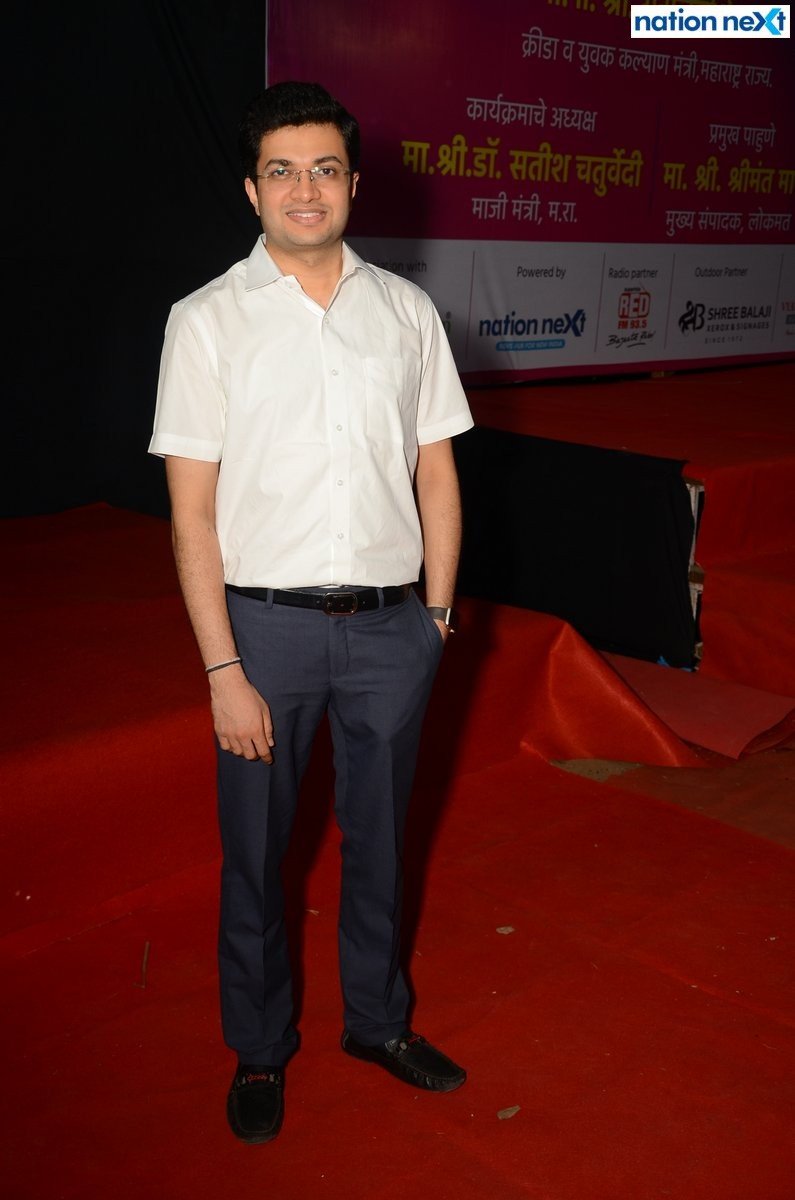 Yajnavalkya Jichkar during the inauguration of Late Dr Shrikant Jichkar Cricket Tournament at Bishop Cotton School ground in Nagpur