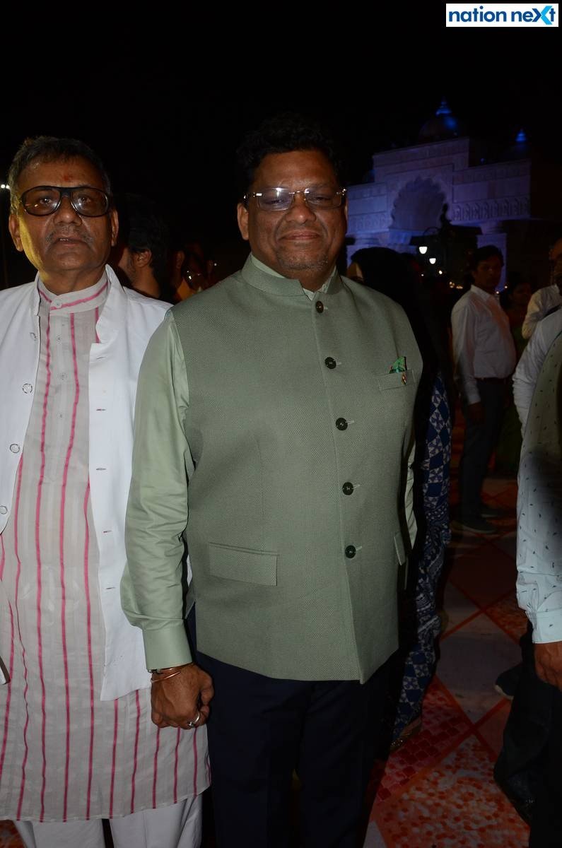 Dr Dipen Agrawal at Sanket and Anushka Bawankule's wedding reception in Nagpur