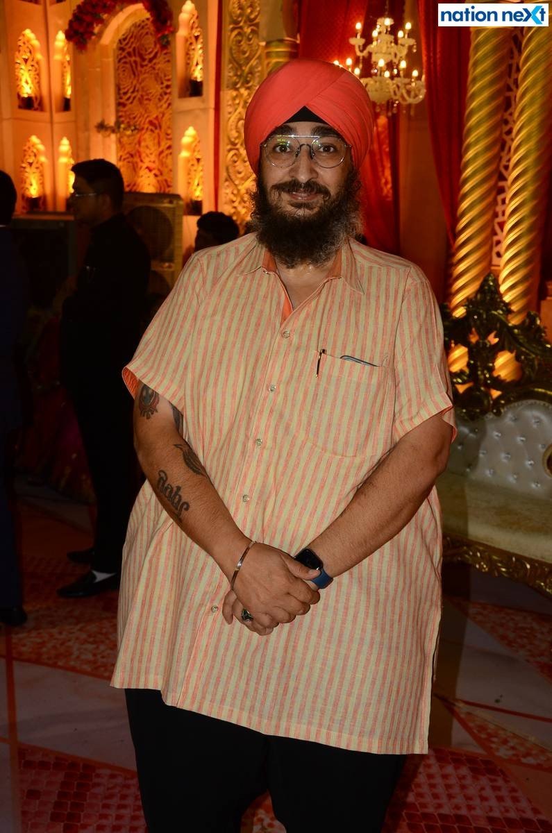 Navneet Singh Tuli at Sanket and Anushka Bawankule's wedding reception in Nagpur