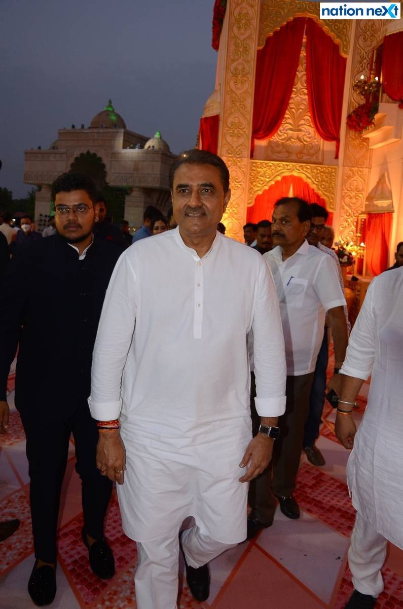 Former Union Minister Praful Patel at Sanket and Anushka Banwakule's wedding reception in Nagpur