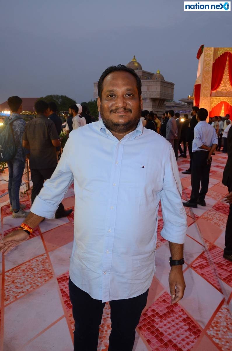 MLC Pravin Datke at Sanket and Anushka Bawankule's wedding reception in Nagpur