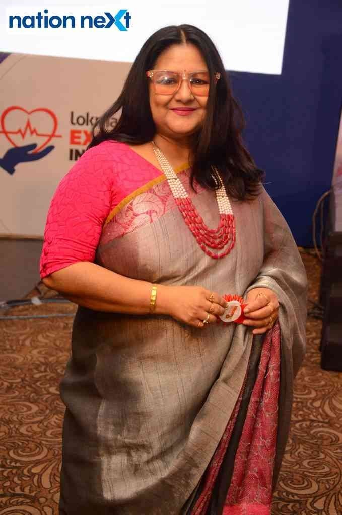 Neha Joshi during Lokmat Times Excellence in Healthcare Awards 2021’ held in Nagpur