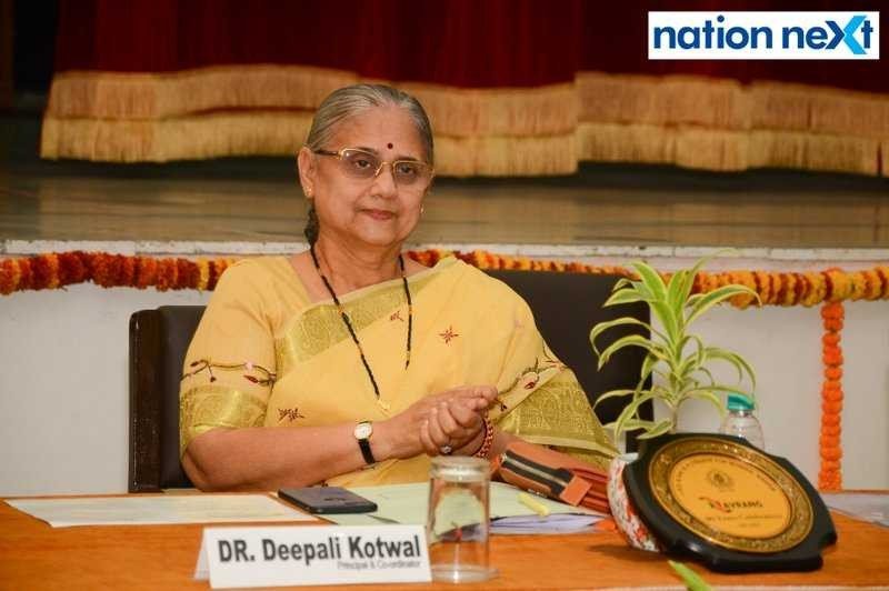 Dr Deepali Kotwal during LAD College's event 'Navrang' held in Nagpur