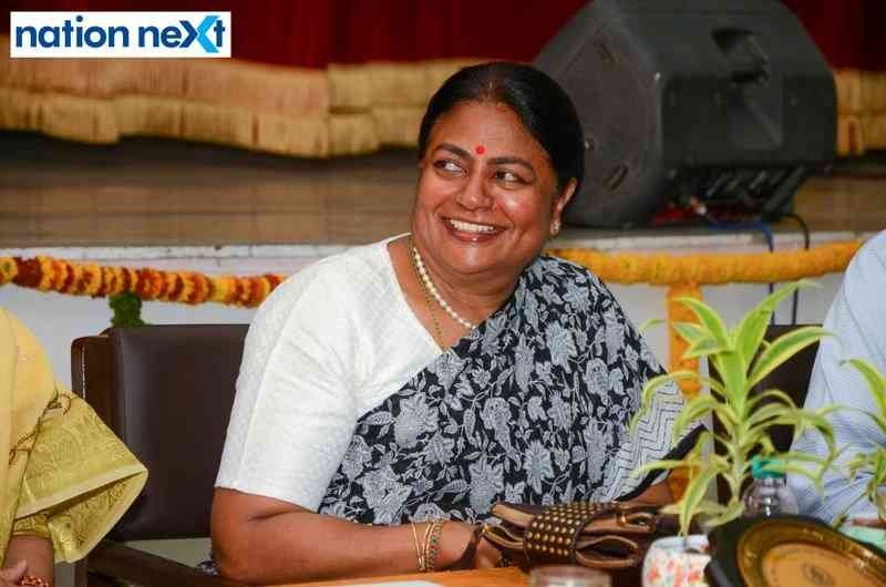 Nagpur District Collector and Magistrate R Vimala during LAD College's event 'Navrang' held in Nagpur