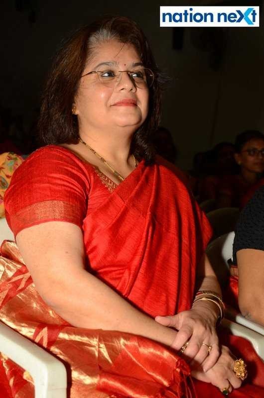 Ruta Dharmadhikari during LAD College's event 'Navrang' held in Nagpur
