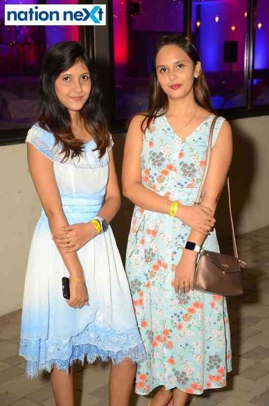 Jahnvi and Aanchal Gurharikar at 'Taps and Mugs' craft beer fest organised at Press Club in Nagpur