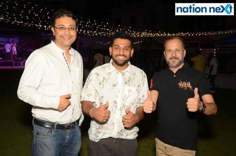 Mehul Sukhadia Sanket Patne and Ajay Somani at 'Taps and Mugs' craft beer fest organised at Press Club in Nagpur